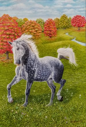 Frolicsome Filly - 24x36 - Oil on Canvas